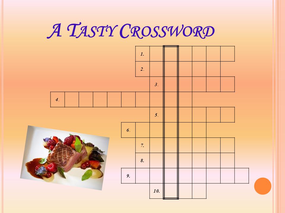 A T ASTY C ROSSWORD