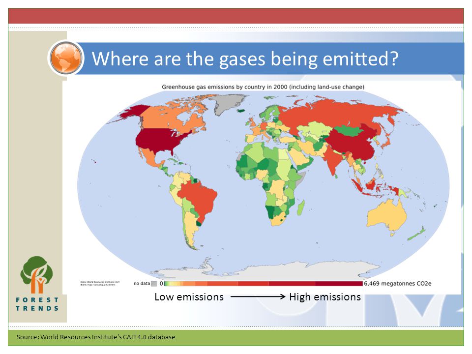 Where are the gases being emitted.