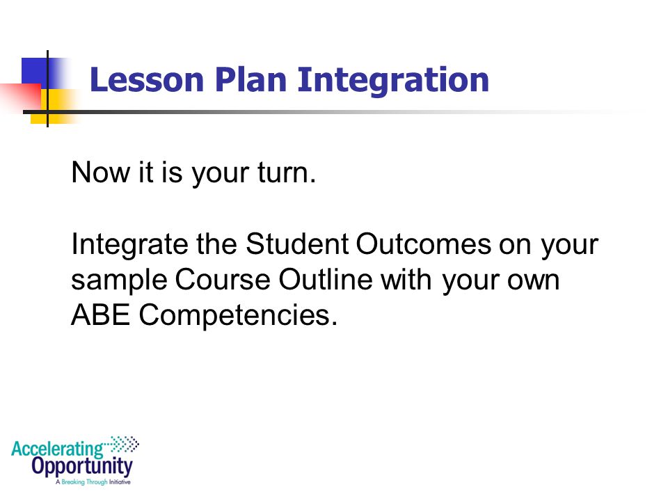 Lesson Plan Integration 1.