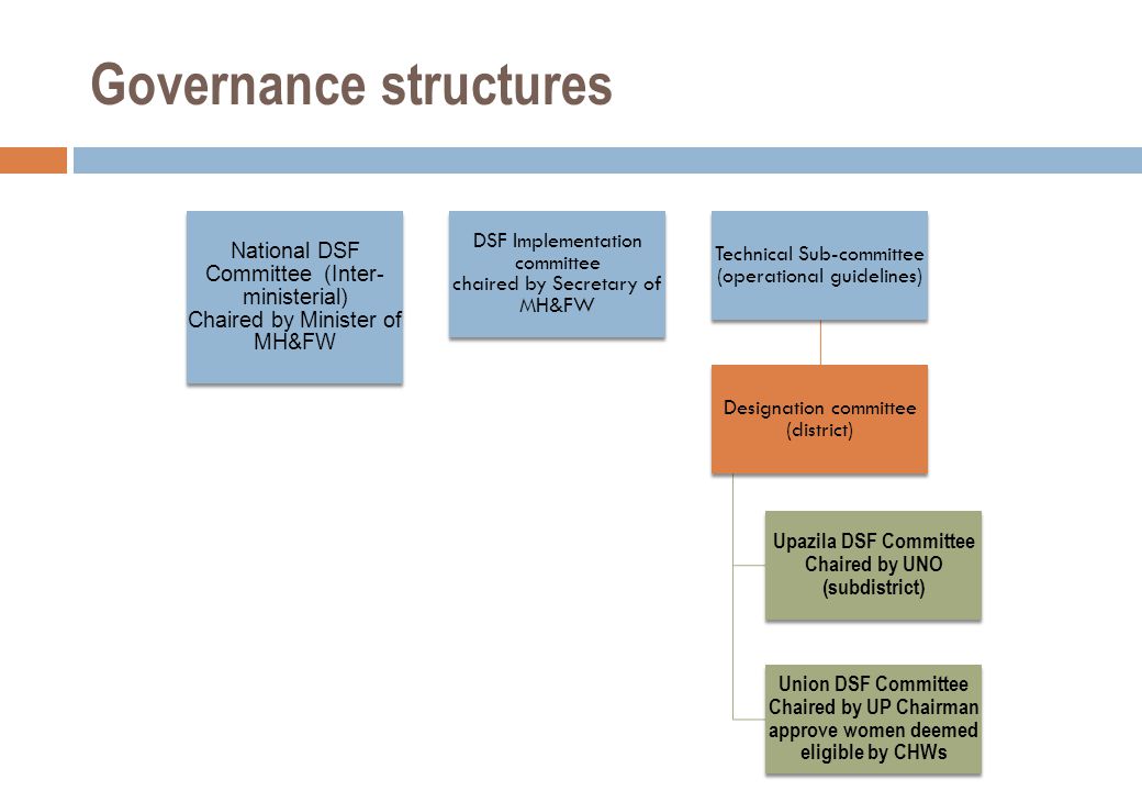 Governance structures