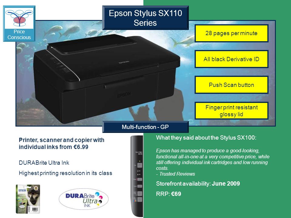 EPSON STYLUS SX110 SCARICARE