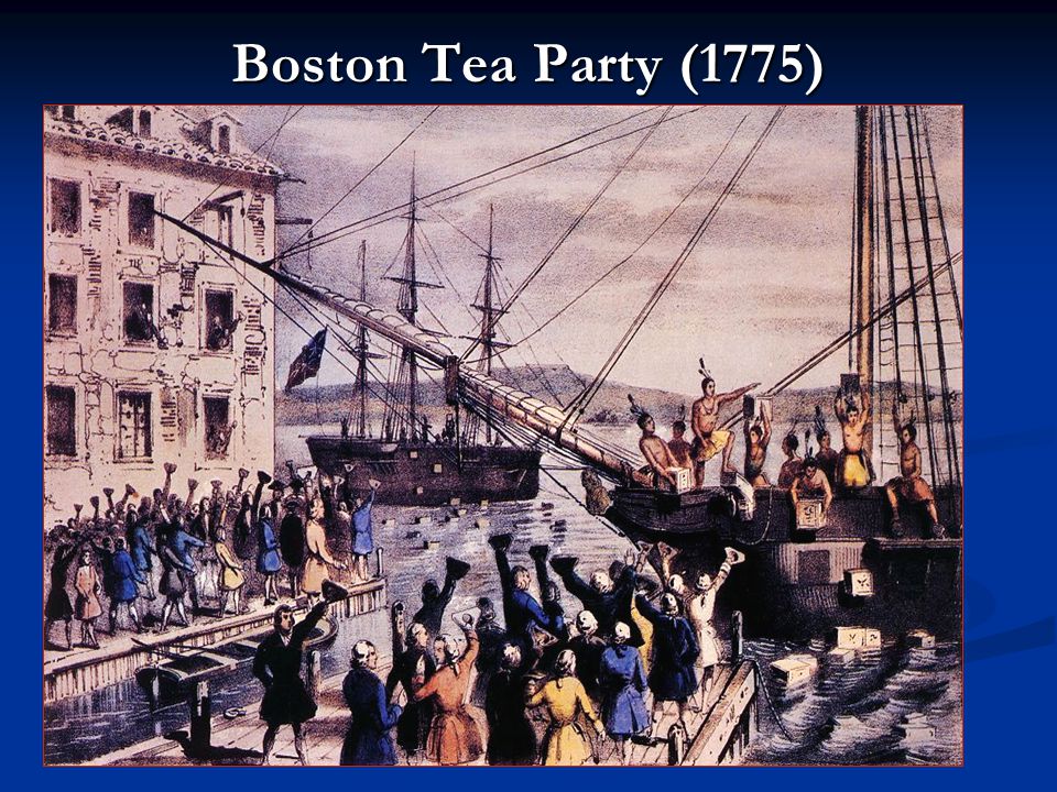 Boston Tea Party (1775)
