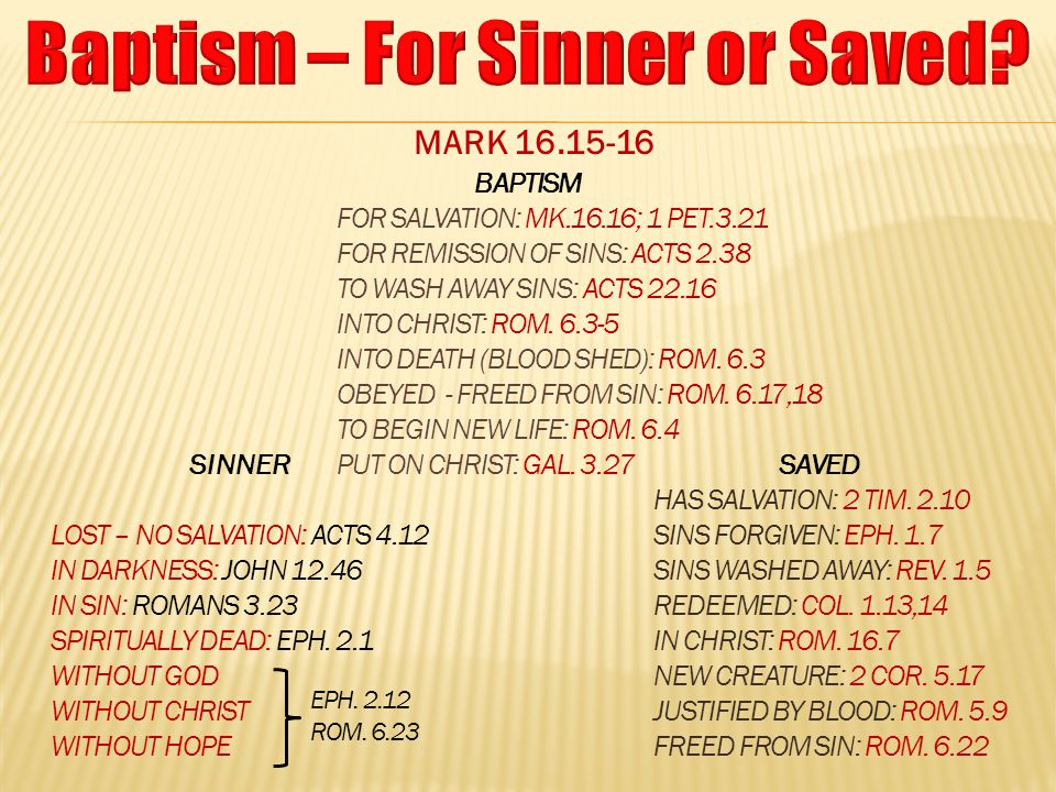 MARK SINNER LOST – NO SALVATION: ACTS 4.12 IN DARKNESS: JOHN IN SIN: ROMANS 3.23 SPIRITUALLY DEAD: EPH.