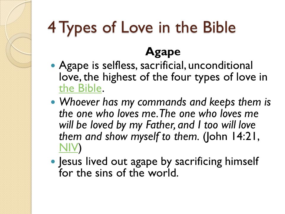 the 4 types of love