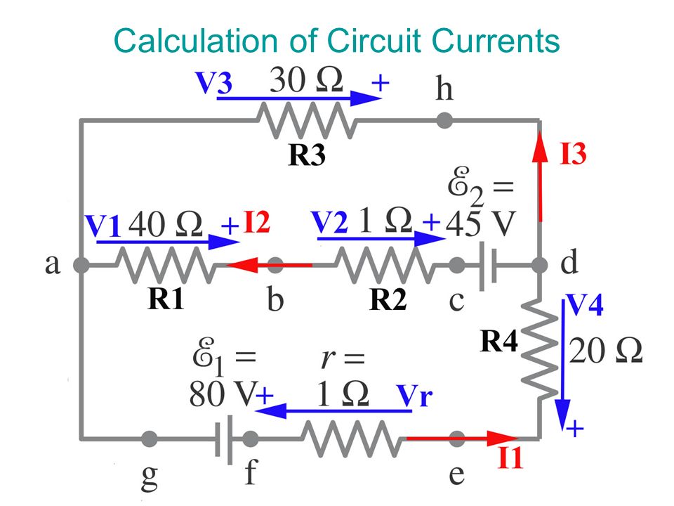 Unit 3, Day 7-8 Kirchhoff's Junction Rules Calculation of Circuit Currents  using Kirchhoff's Rules Circuit Analysis Approach. - ppt download
