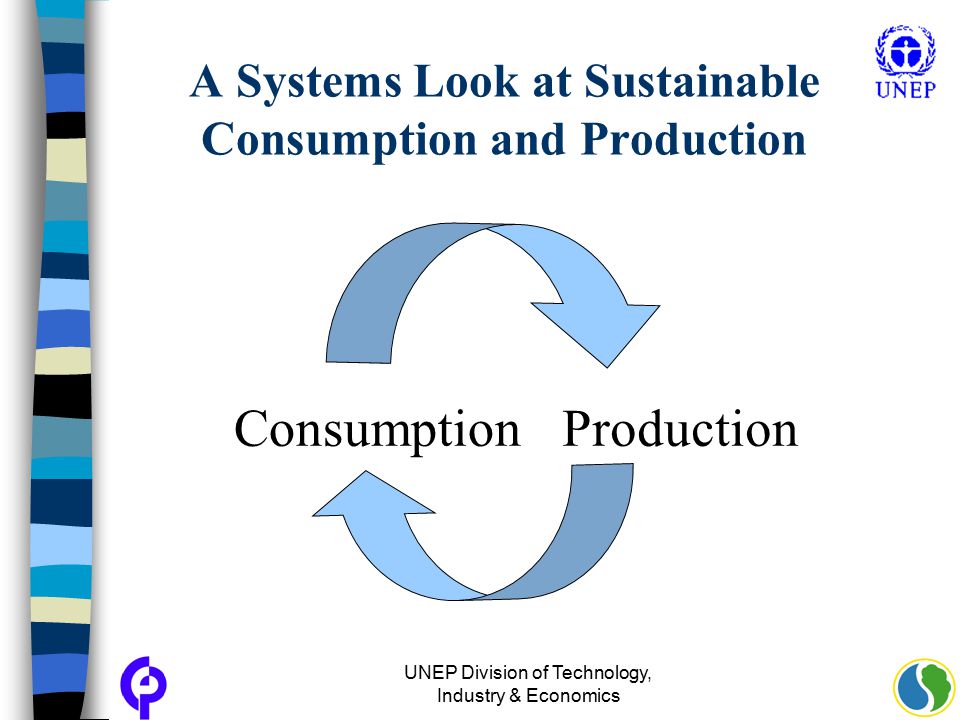 UNEP Division of Technology, Industry & Economics A Systems Look at Sustainable Consumption and Production ConsumptionProduction