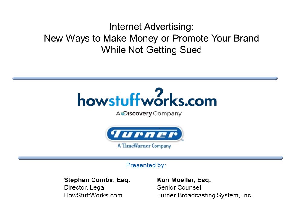 Presented By Internet Advertising New Ways To Make Money Or - presented by internet advertising new ways to make money or promote your brand while