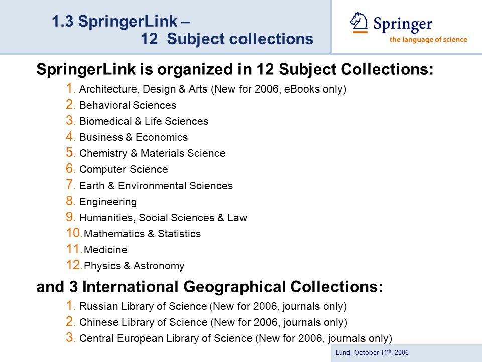 Life Science  SpringerLink