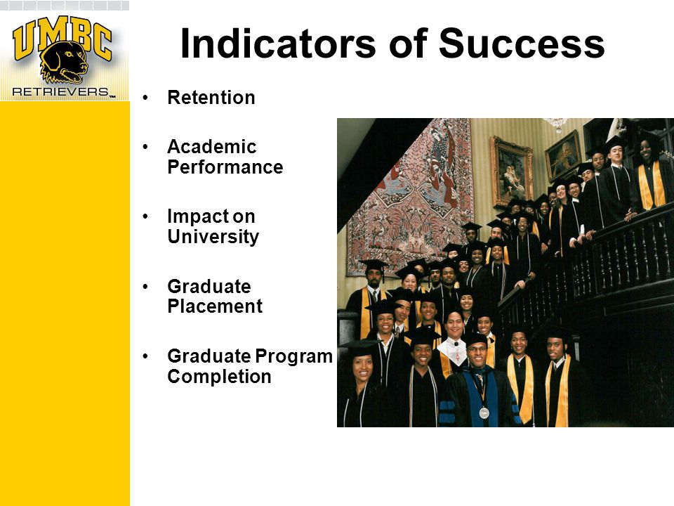 Indicators of Success Retention Academic Performance Impact on University Graduate Placement Graduate Program Completion