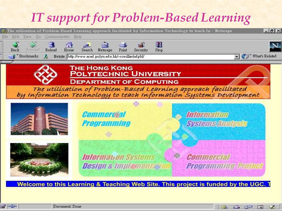 12 IT support for Problem-Based Learning