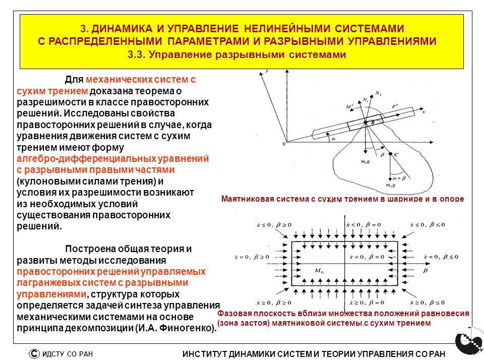 Состояние динамической системы