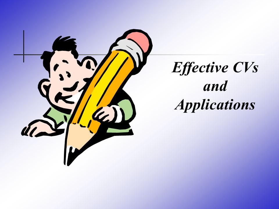 effective cvs and applications effective applications finding out