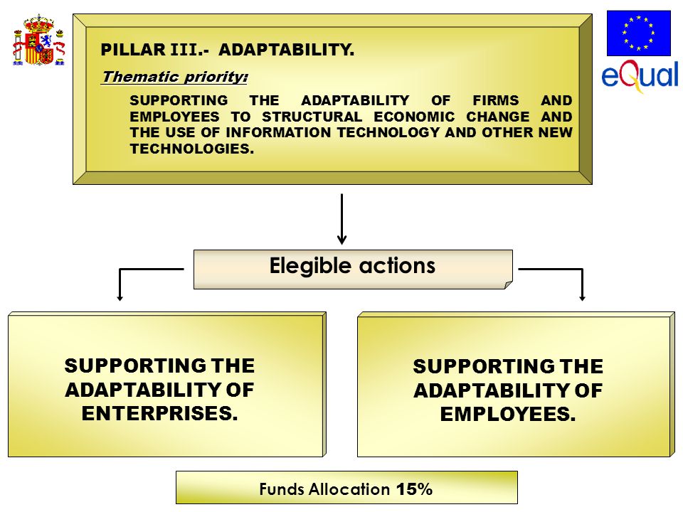 SUPPORTING THE ADAPTABILITY OF ENTERPRISES. SUPPORTING THE ADAPTABILITY OF EMPLOYEES.
