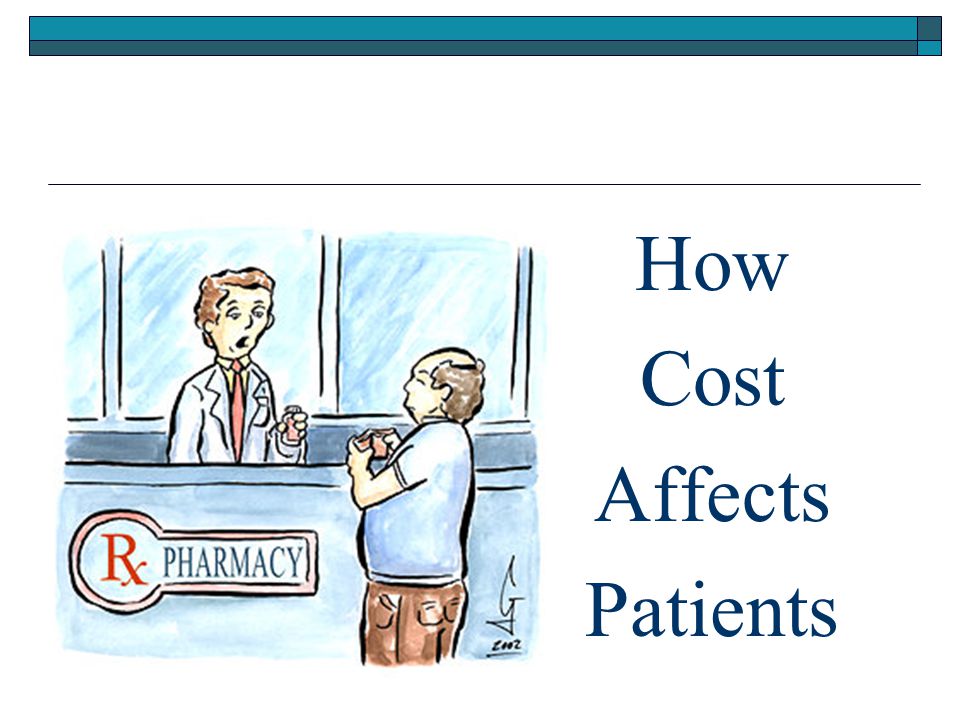 How Cost Affects Patients