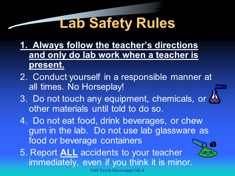 why are lab rules important