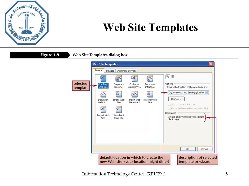 XP Information Technology Center - KFUPM8 Web Site Templates