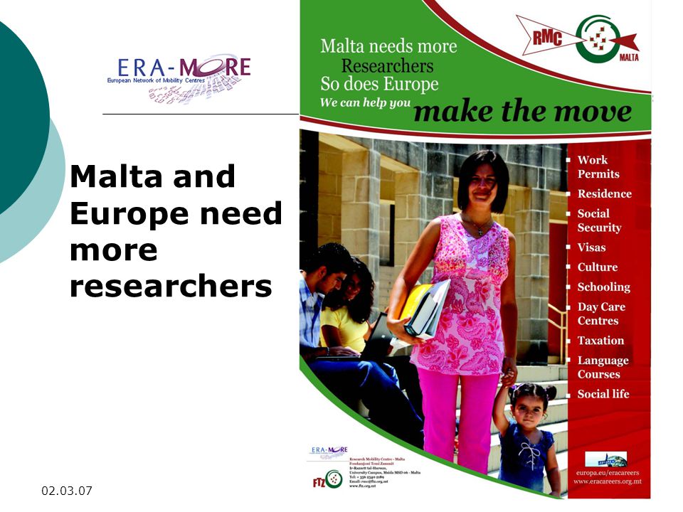Malta and Europe need more researchers
