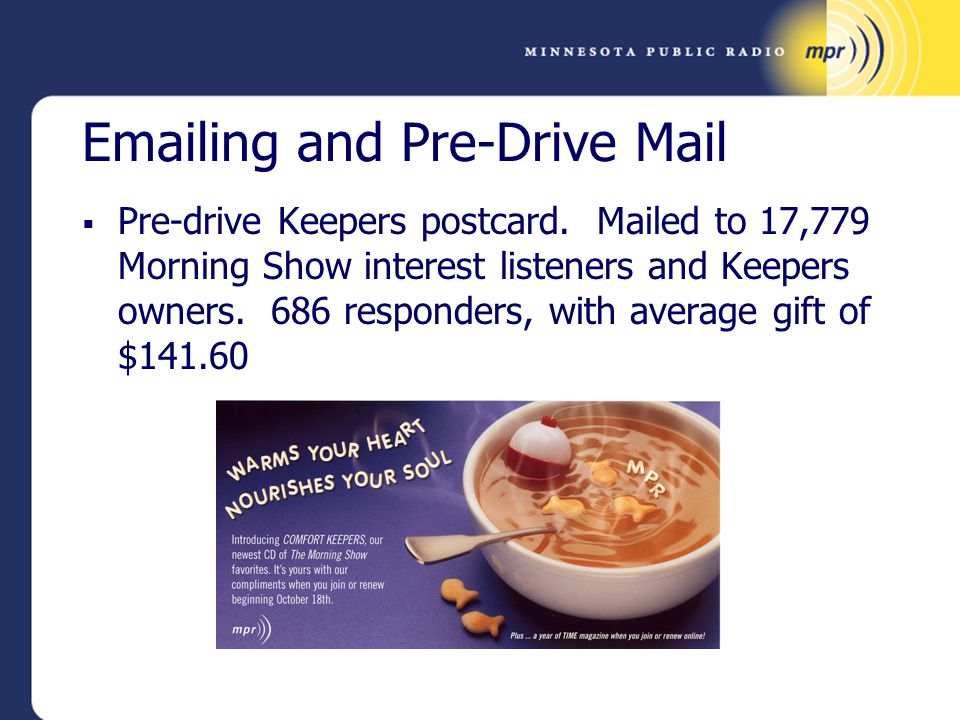 ing and Pre-Drive Mail  Pre-drive Keepers postcard.