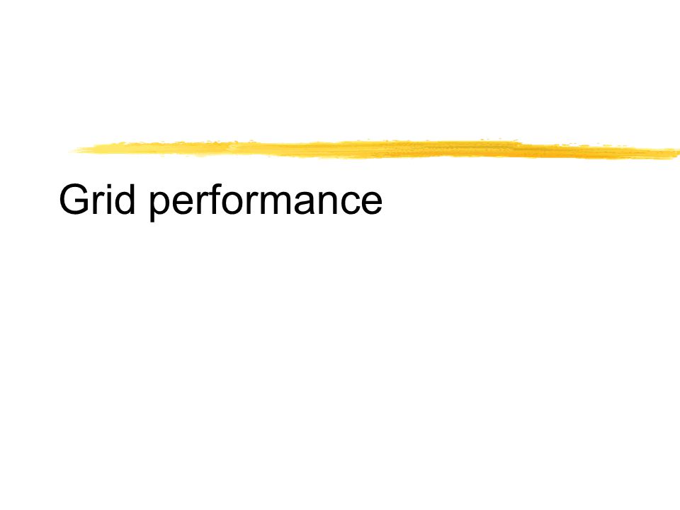 Grid performance