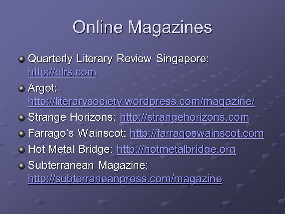images Hot Metal Bridge Literary Magazine slideplayer
