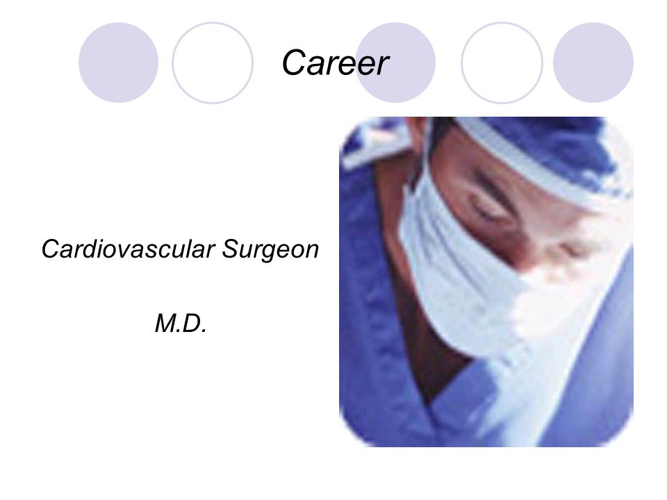 Career Cardiovascular Surgeon M.D.