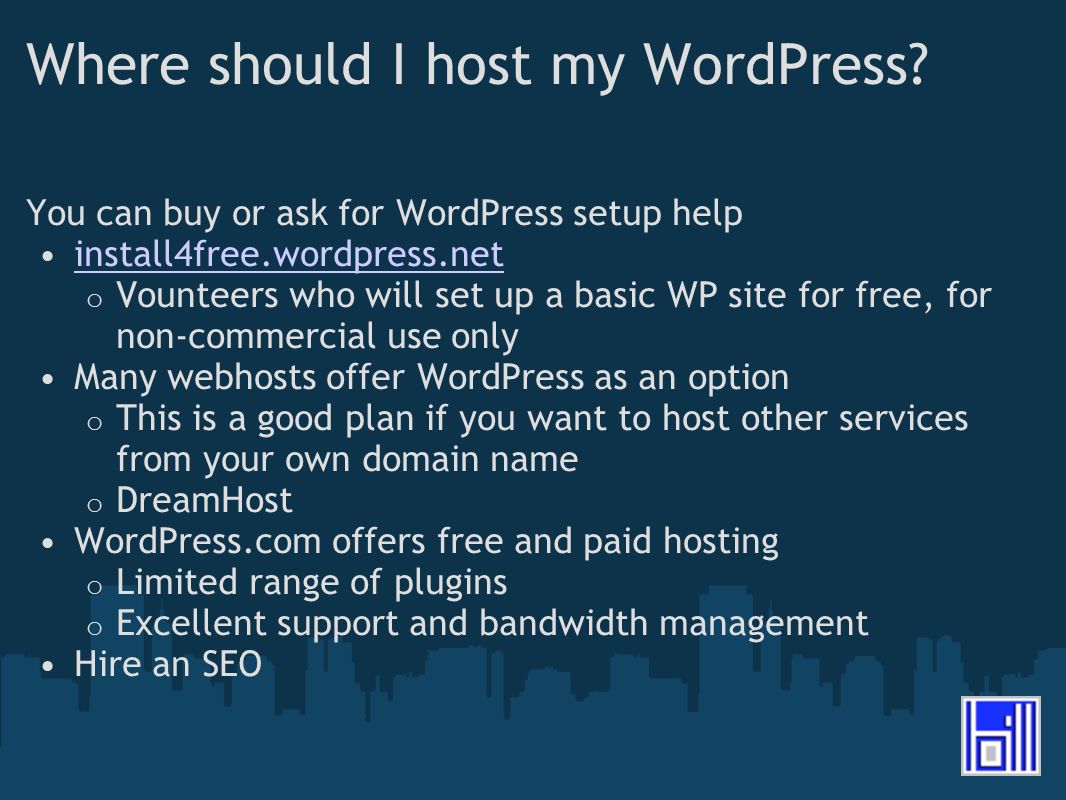 Where should I host my WordPress.