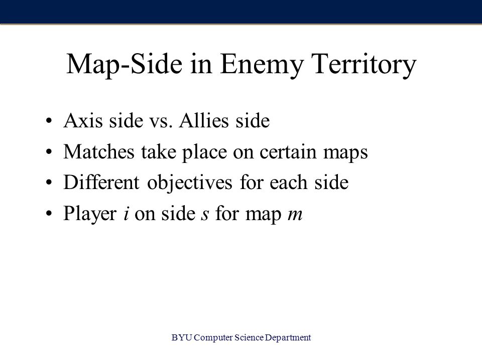 Byu Computer Science Map Byu Computer Science Department Hierarchical Bayesian Models For Rating  Individual Players From Group Competitions Joshua E. Menke Texpoint Fonts  Used. - Ppt Download