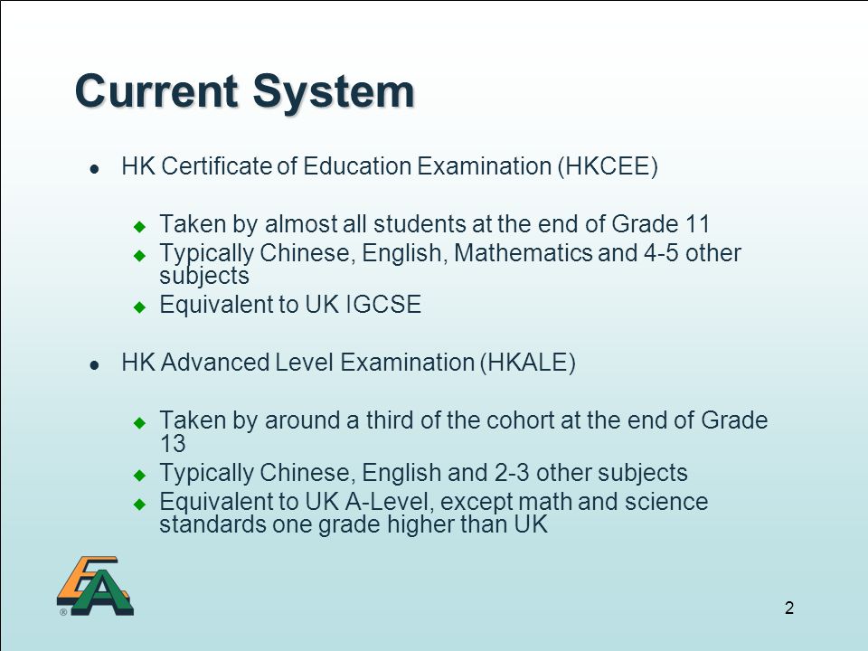 Hong Kong S Changing Examination System 11 October Ppt Download