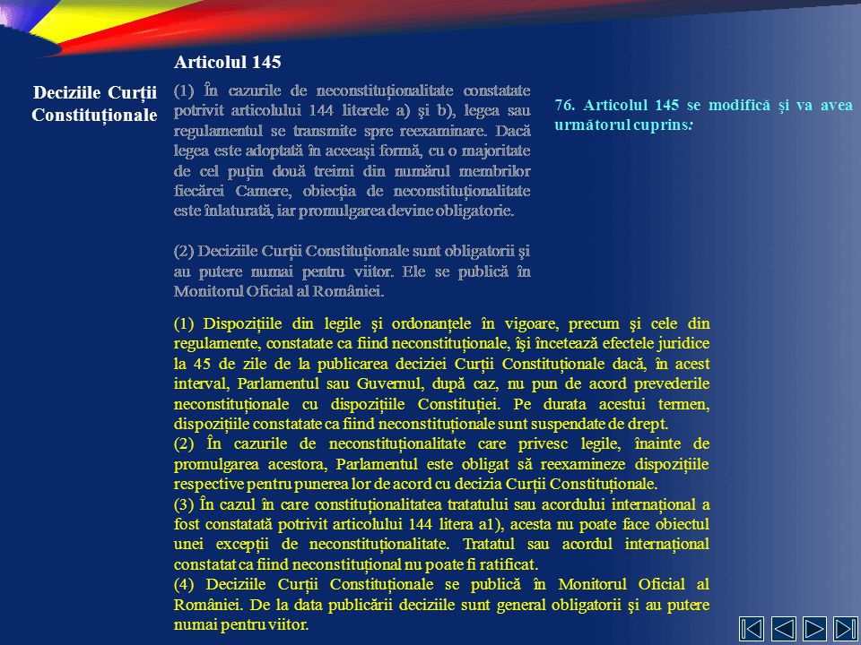 Constituţia României Principii generaleTITLUL I TITLUL II - Drepturile,  libertăţile şi îndatoririle fundamentale TITLUL III- Autorităţile publice.  - ppt download