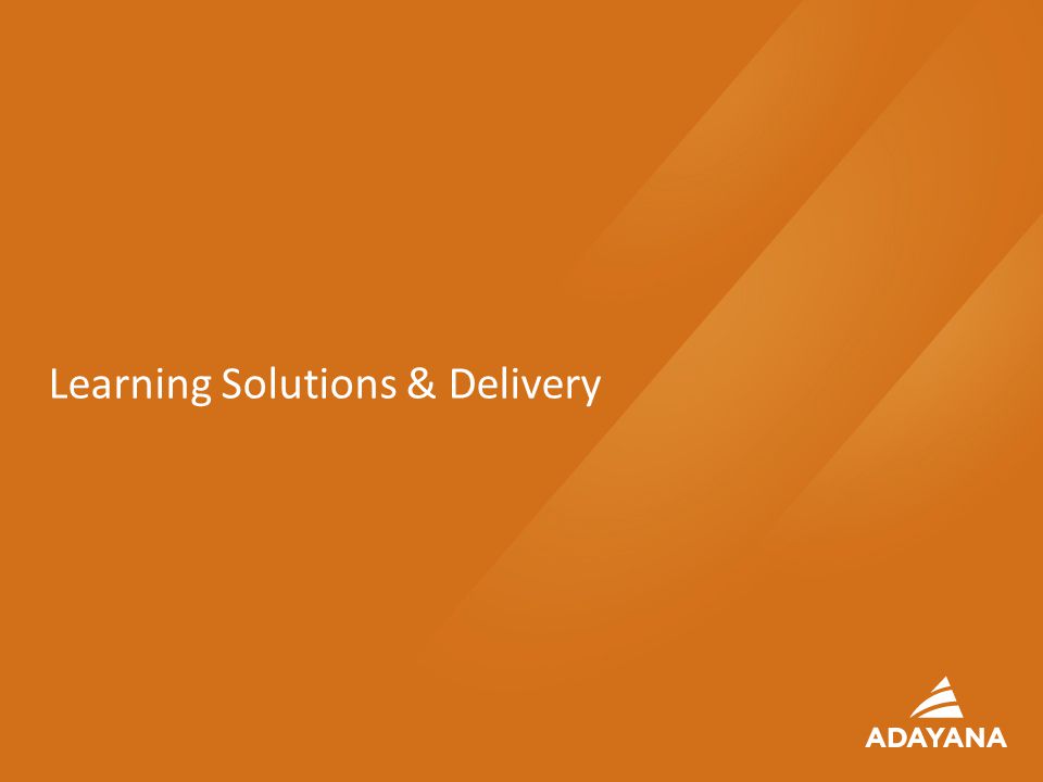 18 Learning Solutions & Delivery