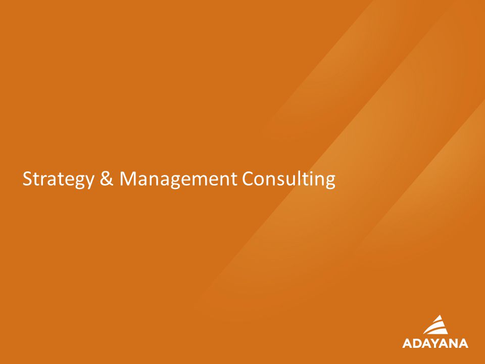 26 Strategy & Management Consulting