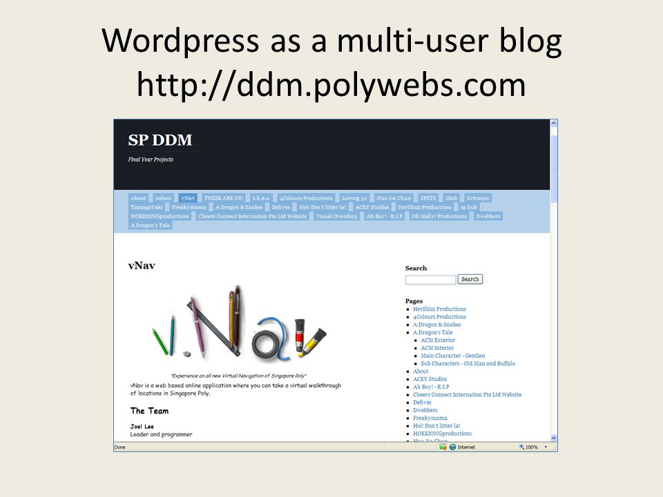 Wordpress as a multi-user blog
