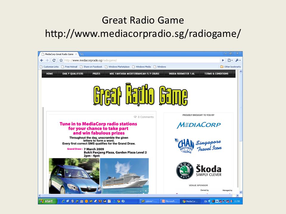 Great Radio Game