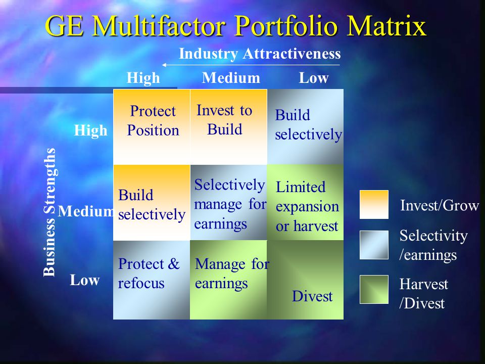 ge multifactor portfolio matrix