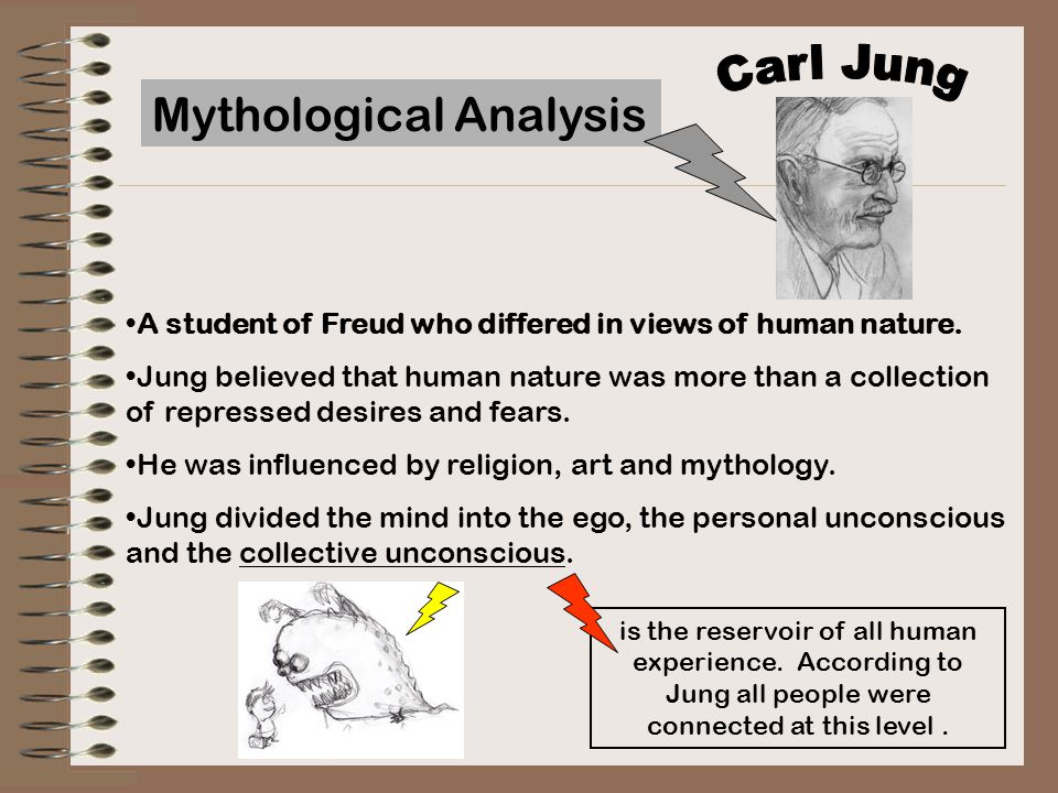 Mythological Analysis A student of Freud who differed in views of human nature.