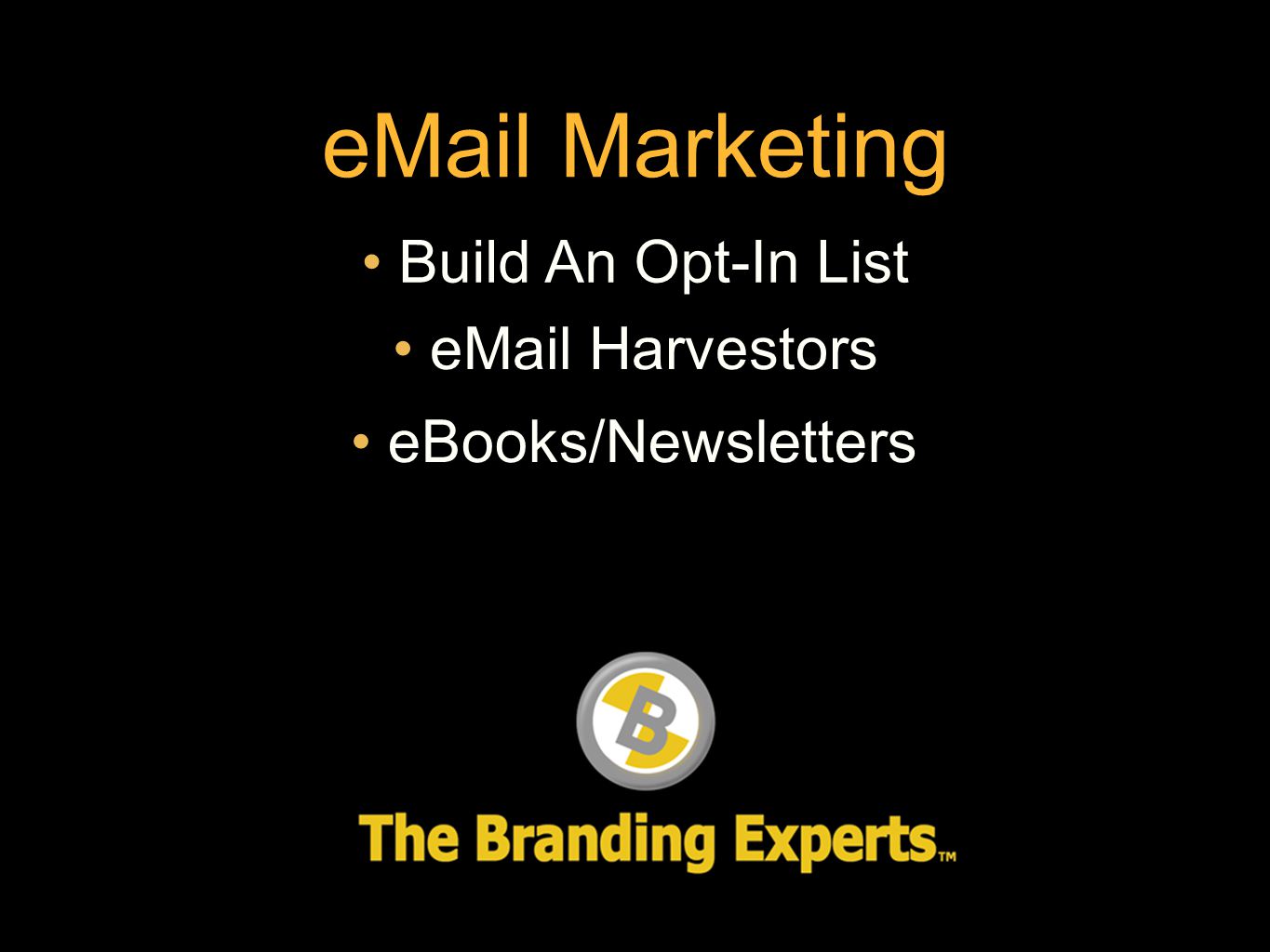 Marketing Build An Opt-In List eBooks/Newsletters  Harvestors