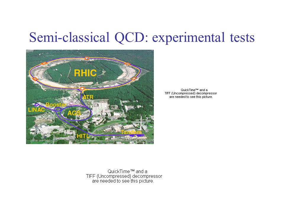 Semi-classical QCD: experimental tests