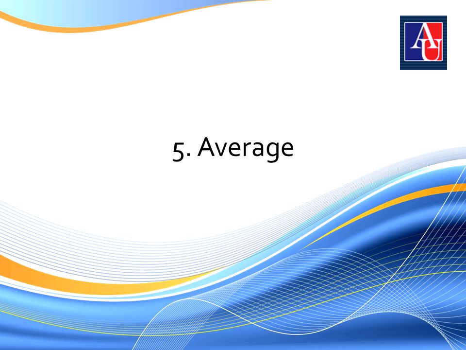 5. Average