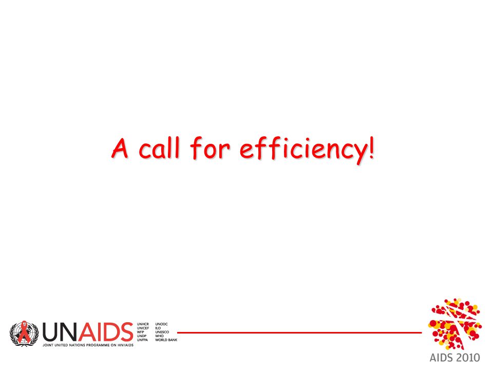 A call for efficiency!