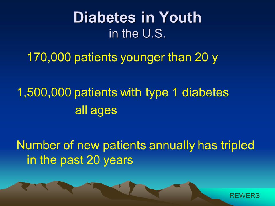 Diabetes in Youth in the U.S.