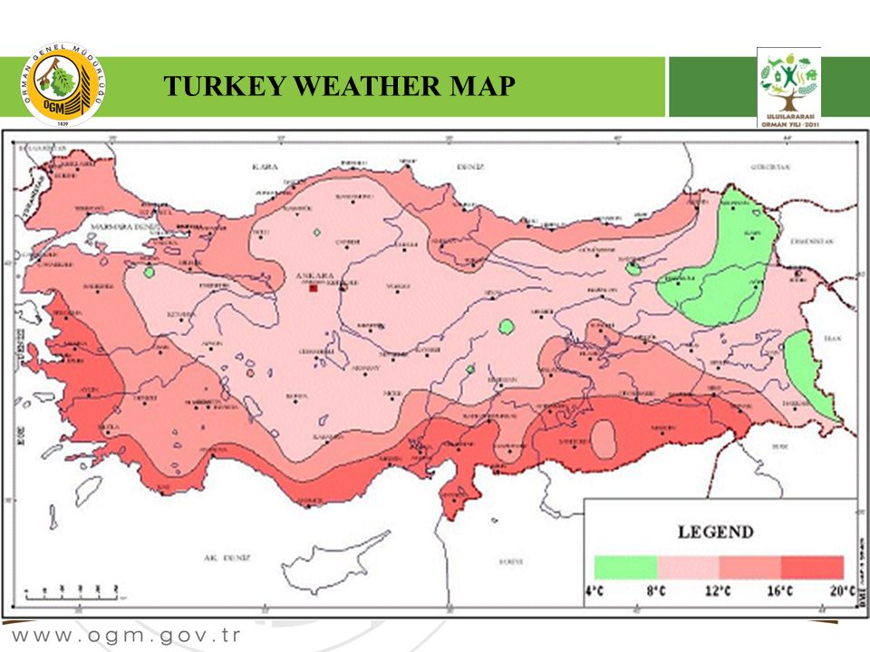 TURKEY WEATHER MAP