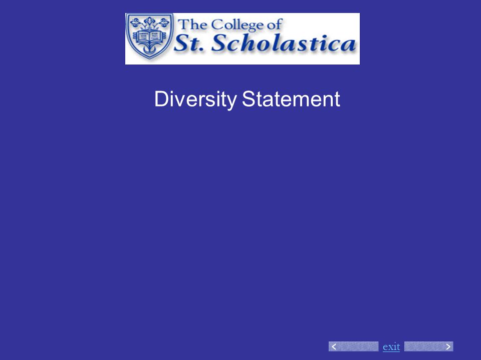 exit Diversity Statement