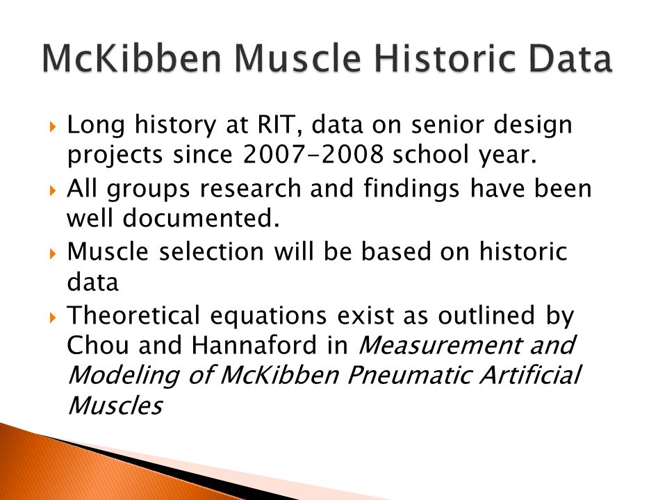  Long history at RIT, data on senior design projects since school year.