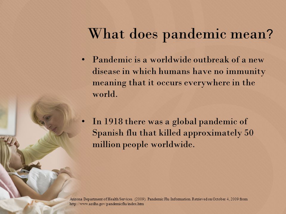 What does pandemic mean.