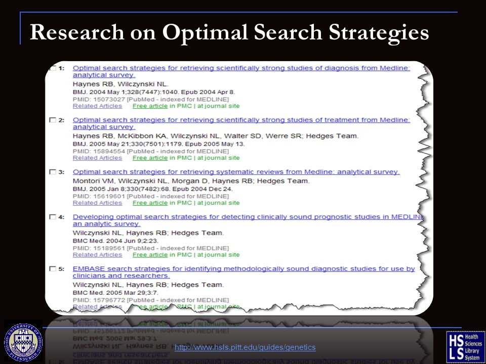 Research on Optimal Search Strategies