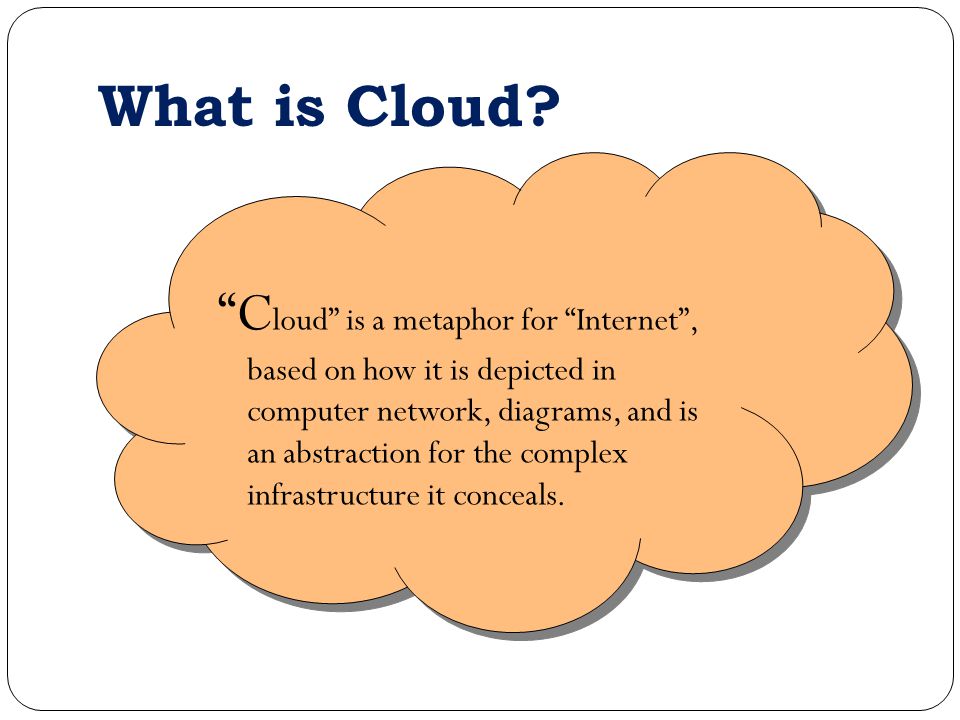 What is Cloud.