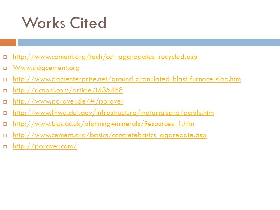 Works Cited                                         