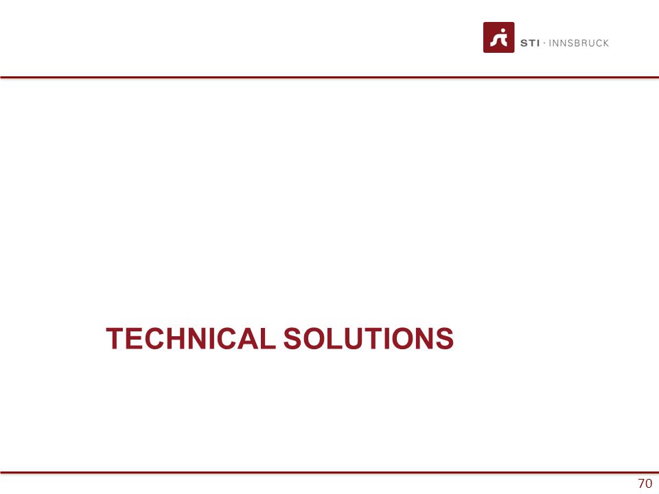 70 TECHNICAL SOLUTIONS 70