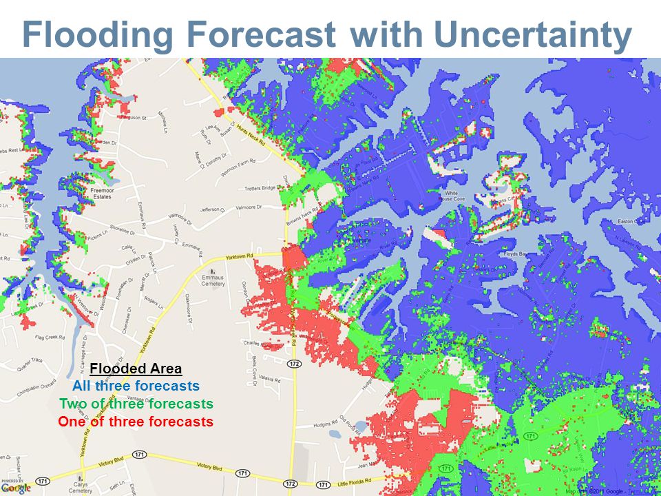Company Confidential/Proprietary Flooding Forecast with Uncertainty 16 Flooded Area All three forecasts Two of three forecasts One of three forecasts
