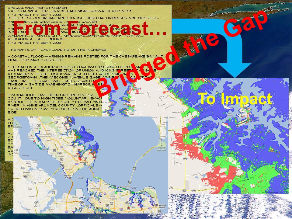 From Forecast… To Impact Bridged the Gap